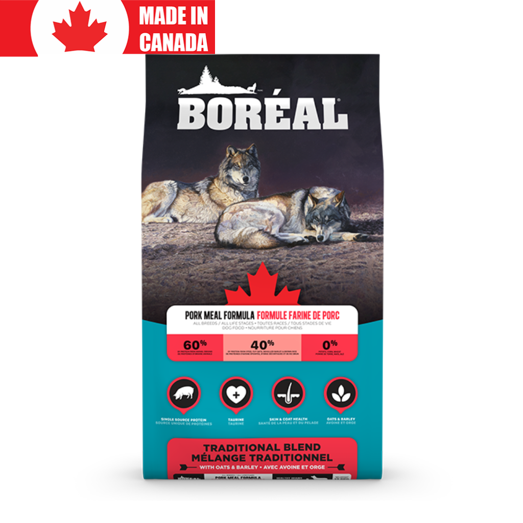 BOREAL Traditional Blend Dog Pork Meal PET PANTRY CANADA