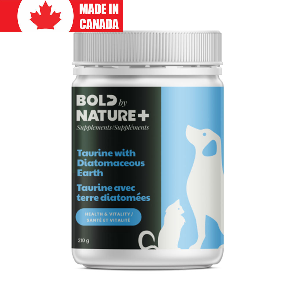 Bold by Nature+ Supplements Taurine&Diatomaceous Earth PET PANTRY CANADA