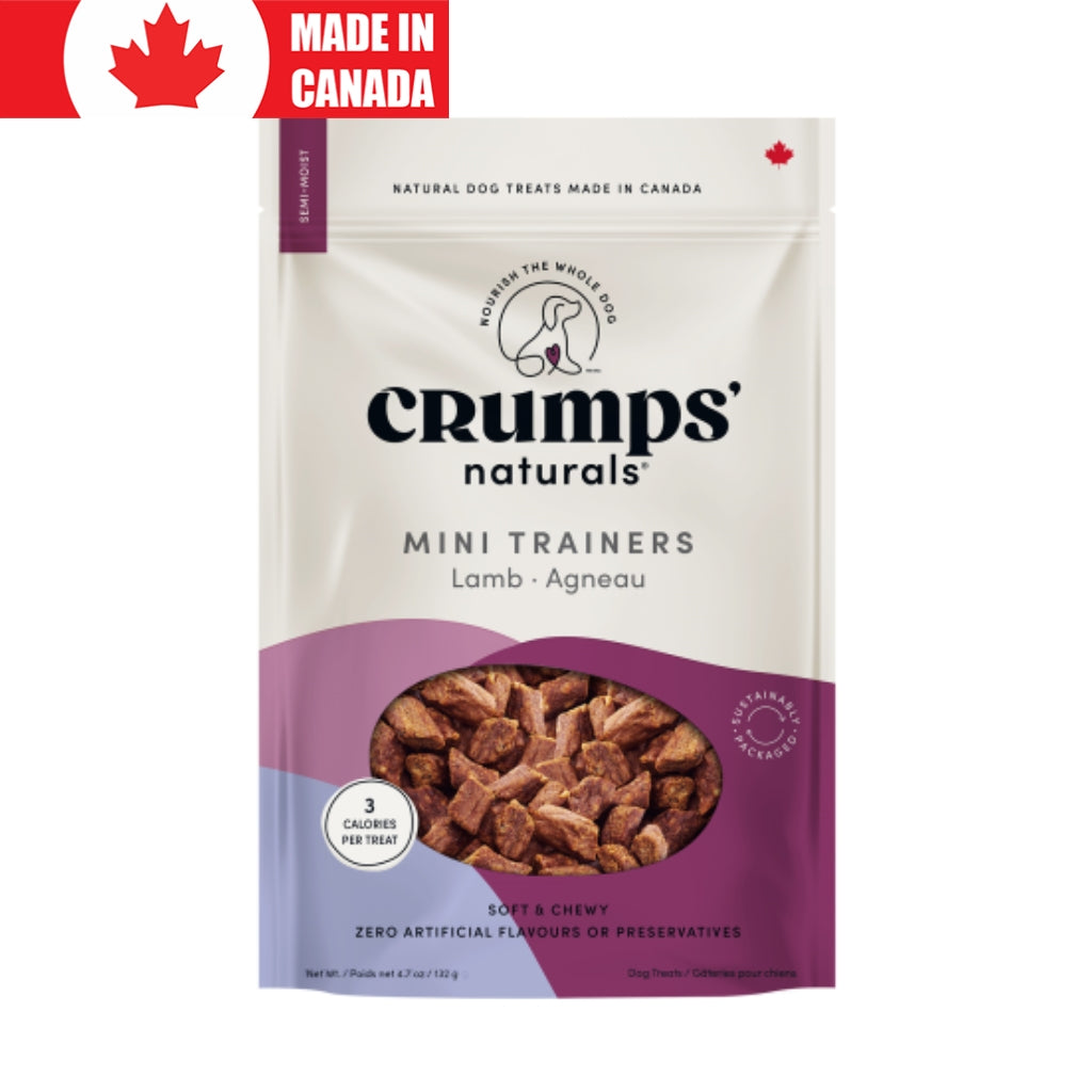 Crumps' Naturals Dog Mini Trainers Semi-Moist Lamb – PET PANTRY CANADA