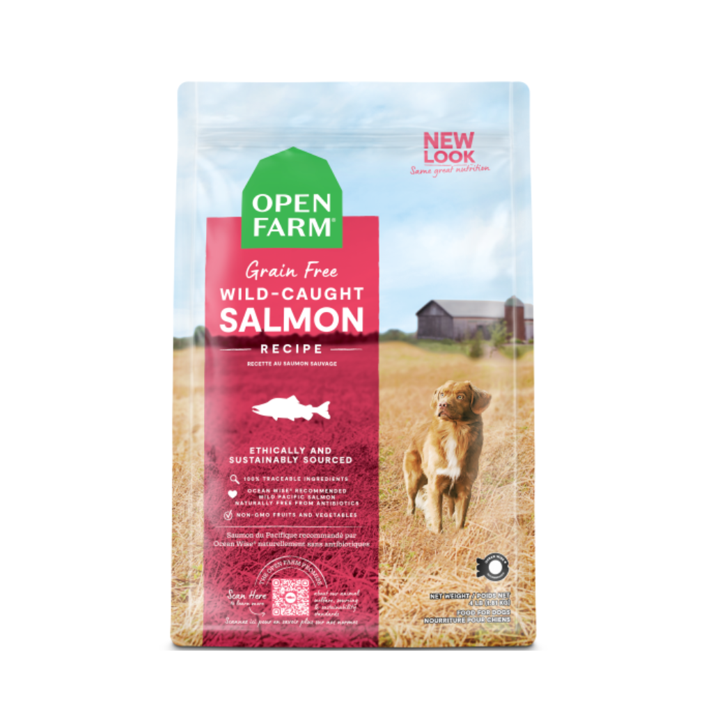 Open Farm Wild Caught Salmon Dry Dog 4.5lb 24lb PET PANTRY CANADA