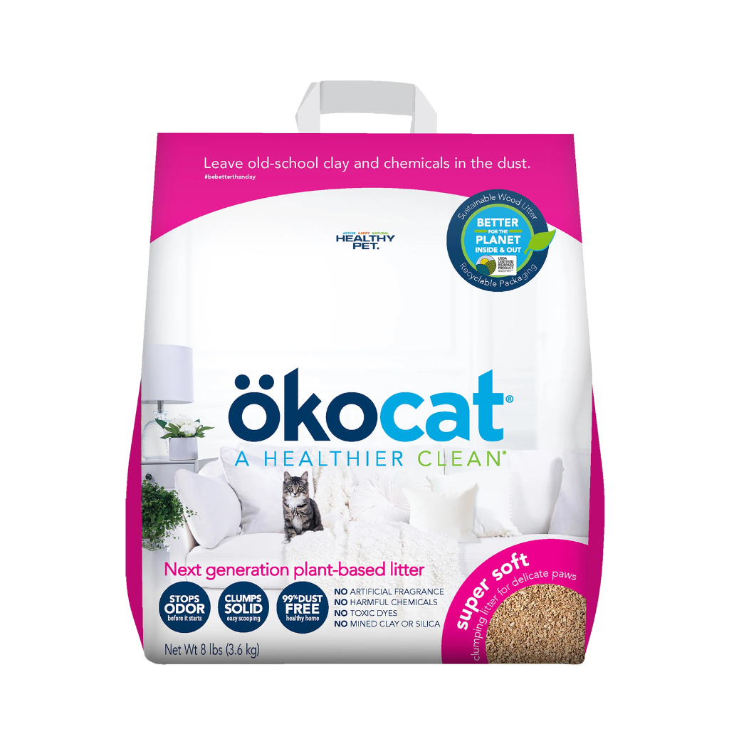 Natural wood cat sales litter