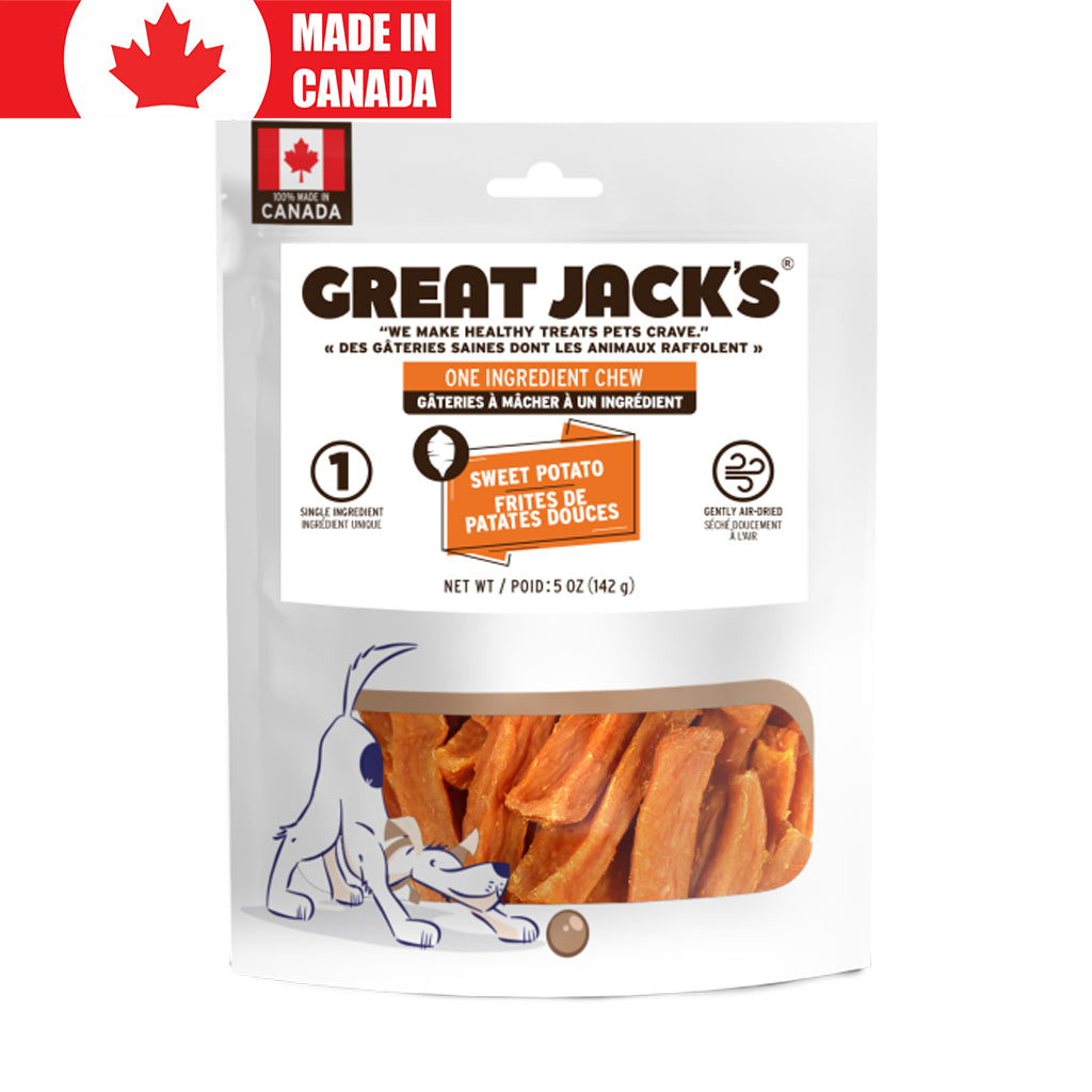 Great Jack's Dog Treats Sweet Potato – PET PANTRY CANADA