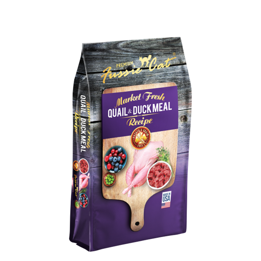 Fussie cat quail and duck best sale